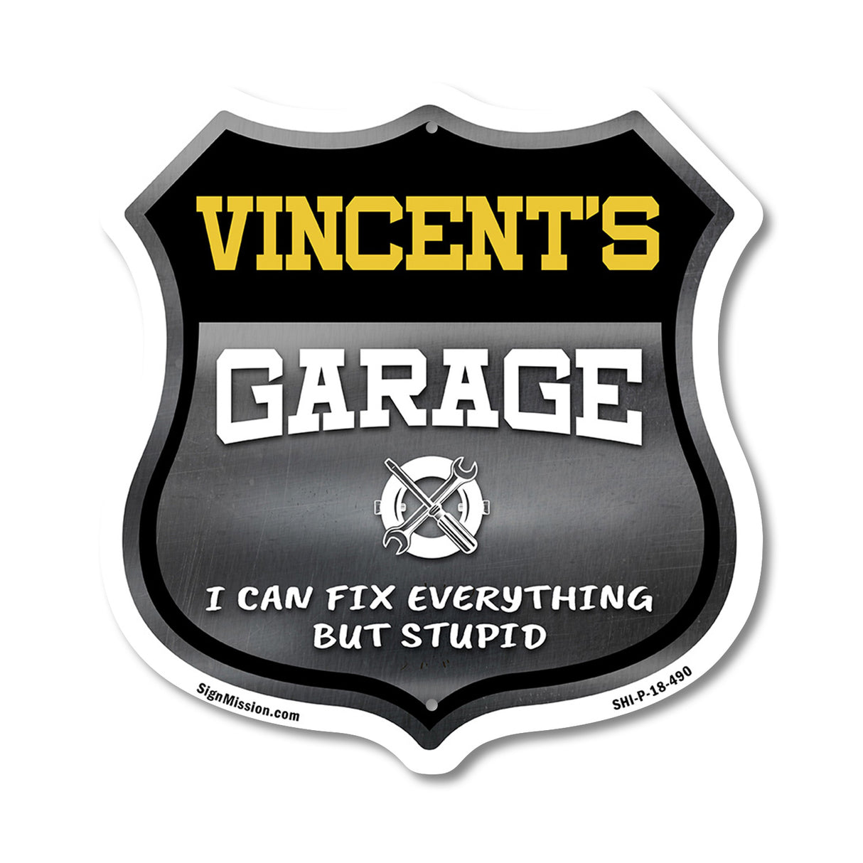 Vincent's Garage I Can Fix Everything But Stupid