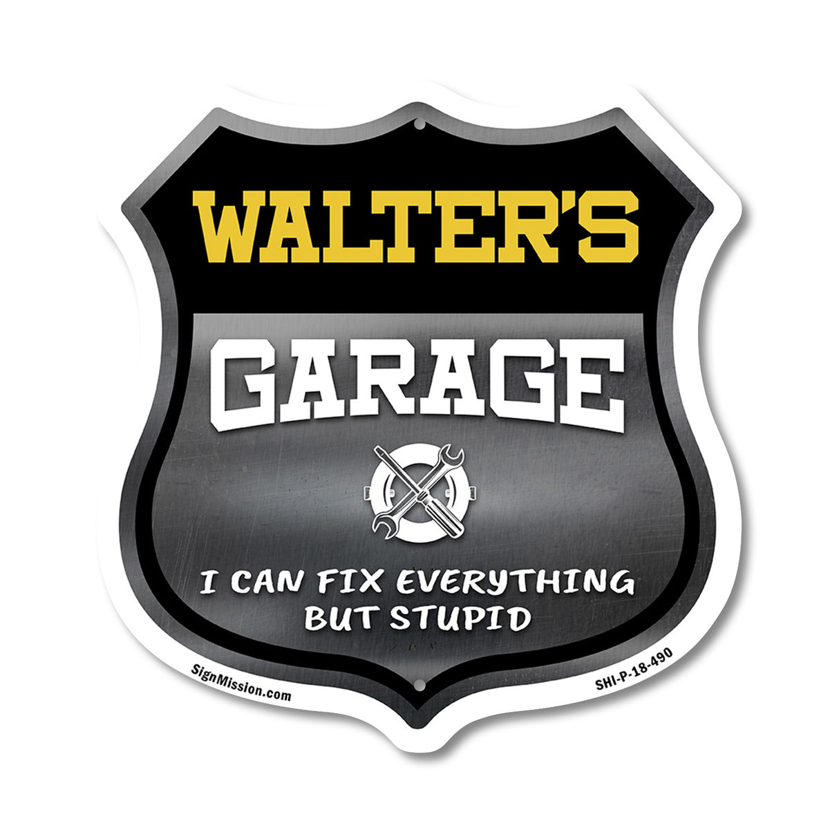 Walter's Garage I Can Fix Everything But Stupid