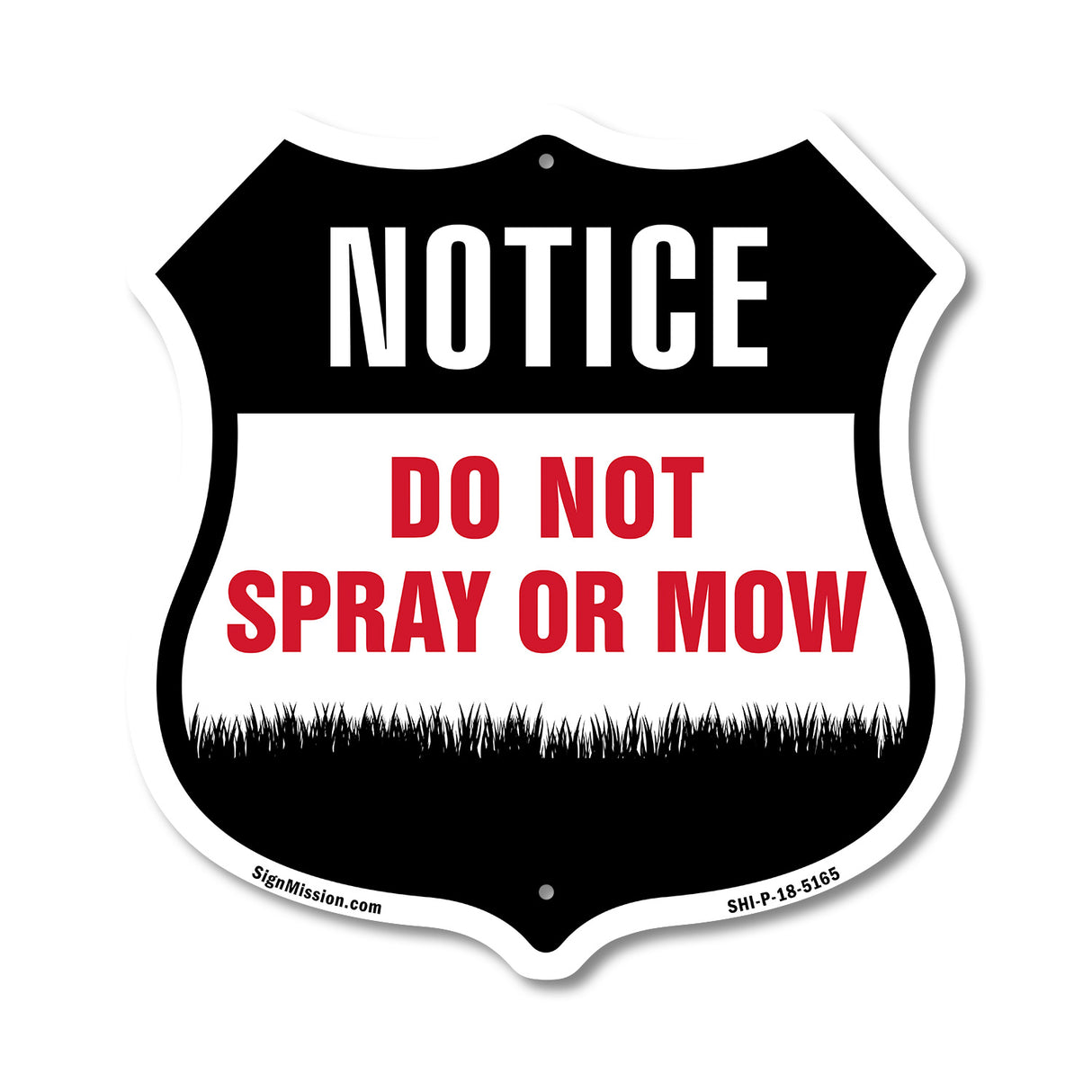 Warning Do Not Spray Or Mow