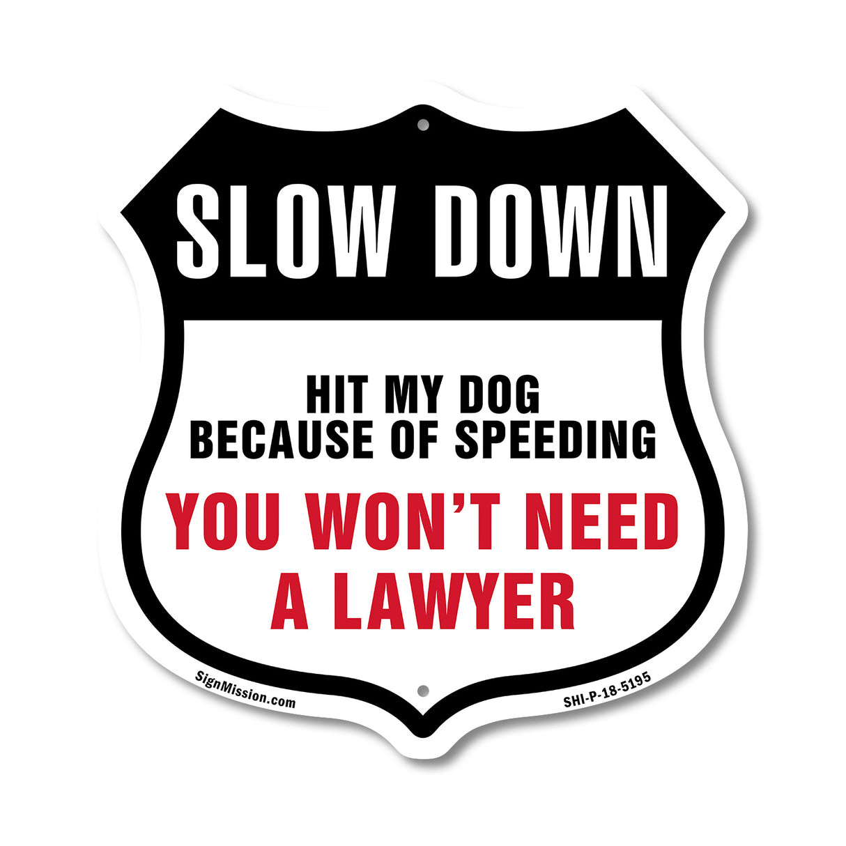 Slow Down Hit My Dog Because of Speeding