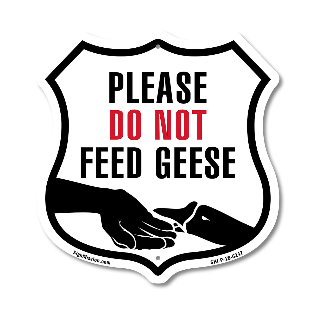 Please Do Not Feed The Geese