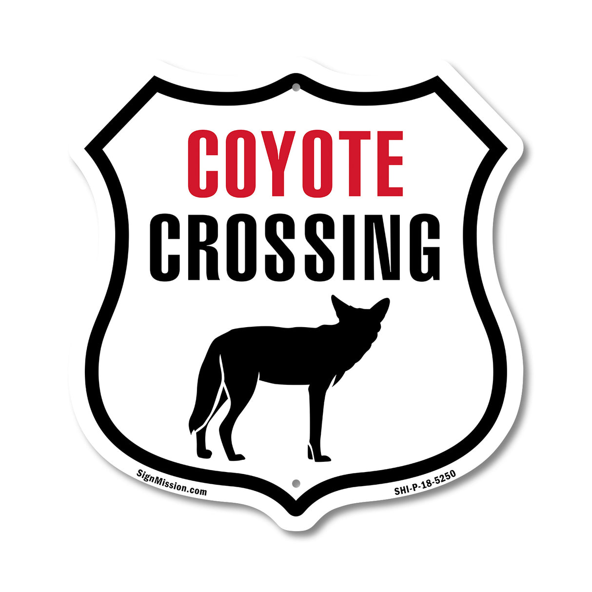 Caution Coyote Crossing