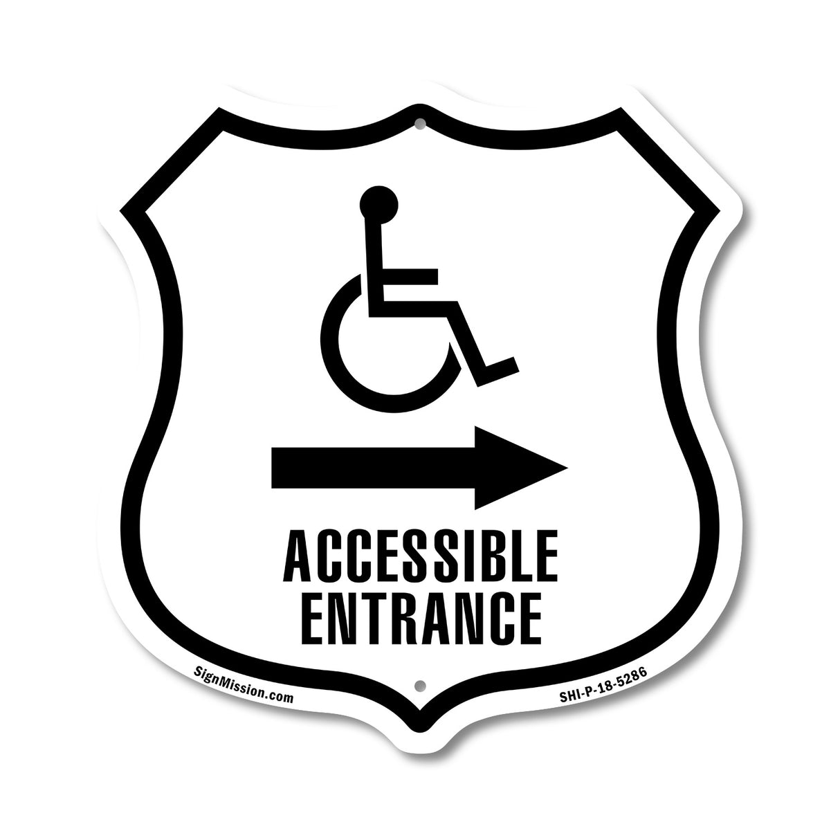 Accessible Entrance Handicap Right