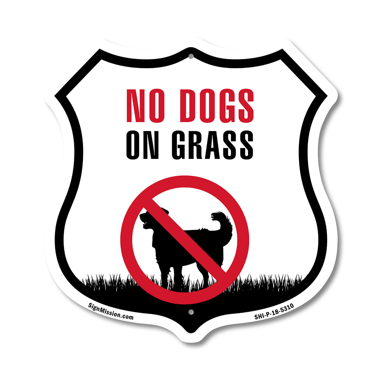 No Dogs on Grass