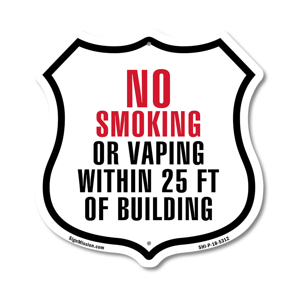 No Smoking vaping Within 25 Feet Of Building