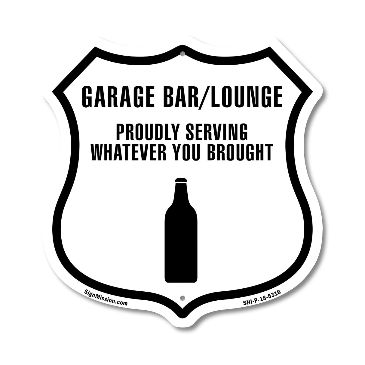 Garage Bar Lounge Proudly Serving Whatever You Brought