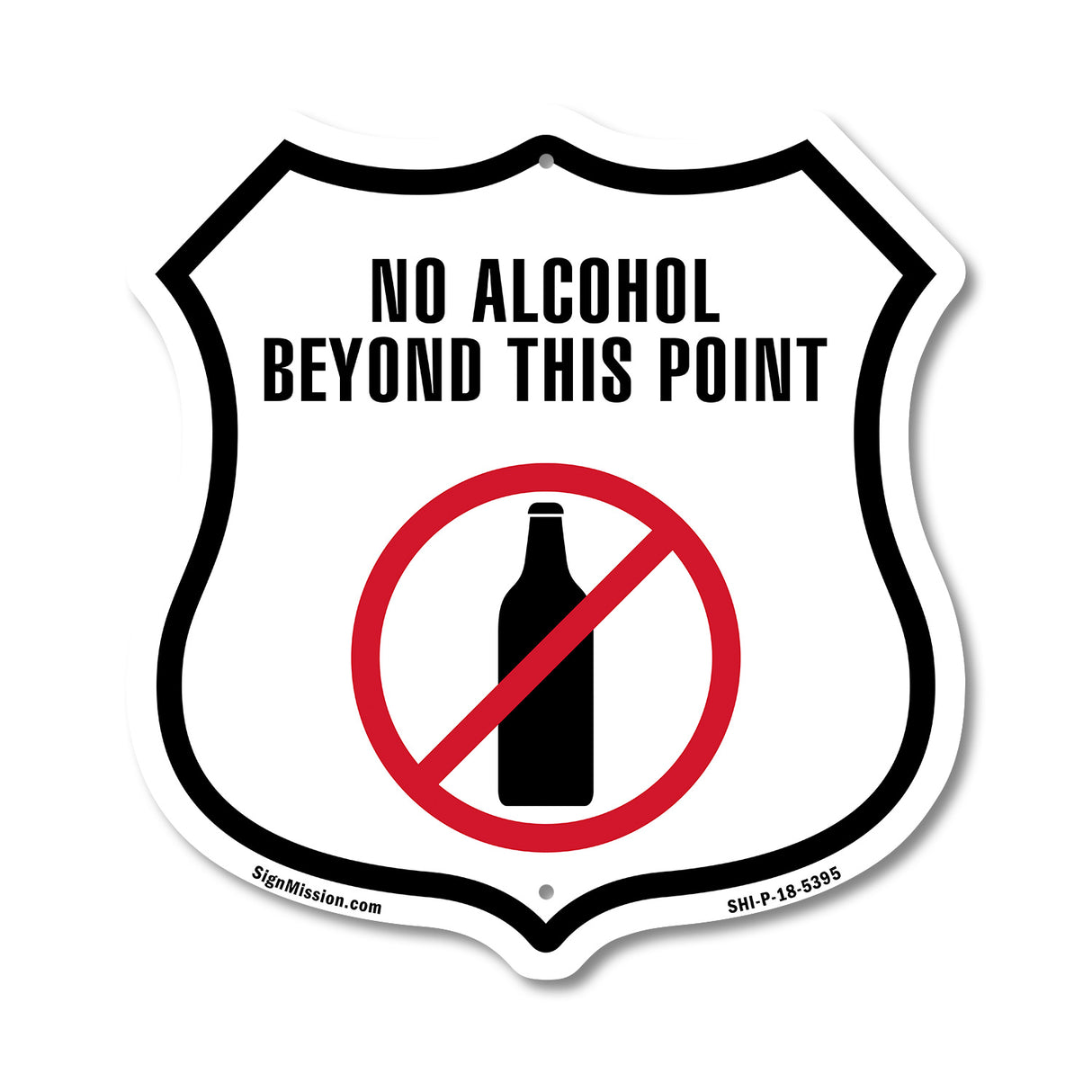 No Alcohol Beyond This Point