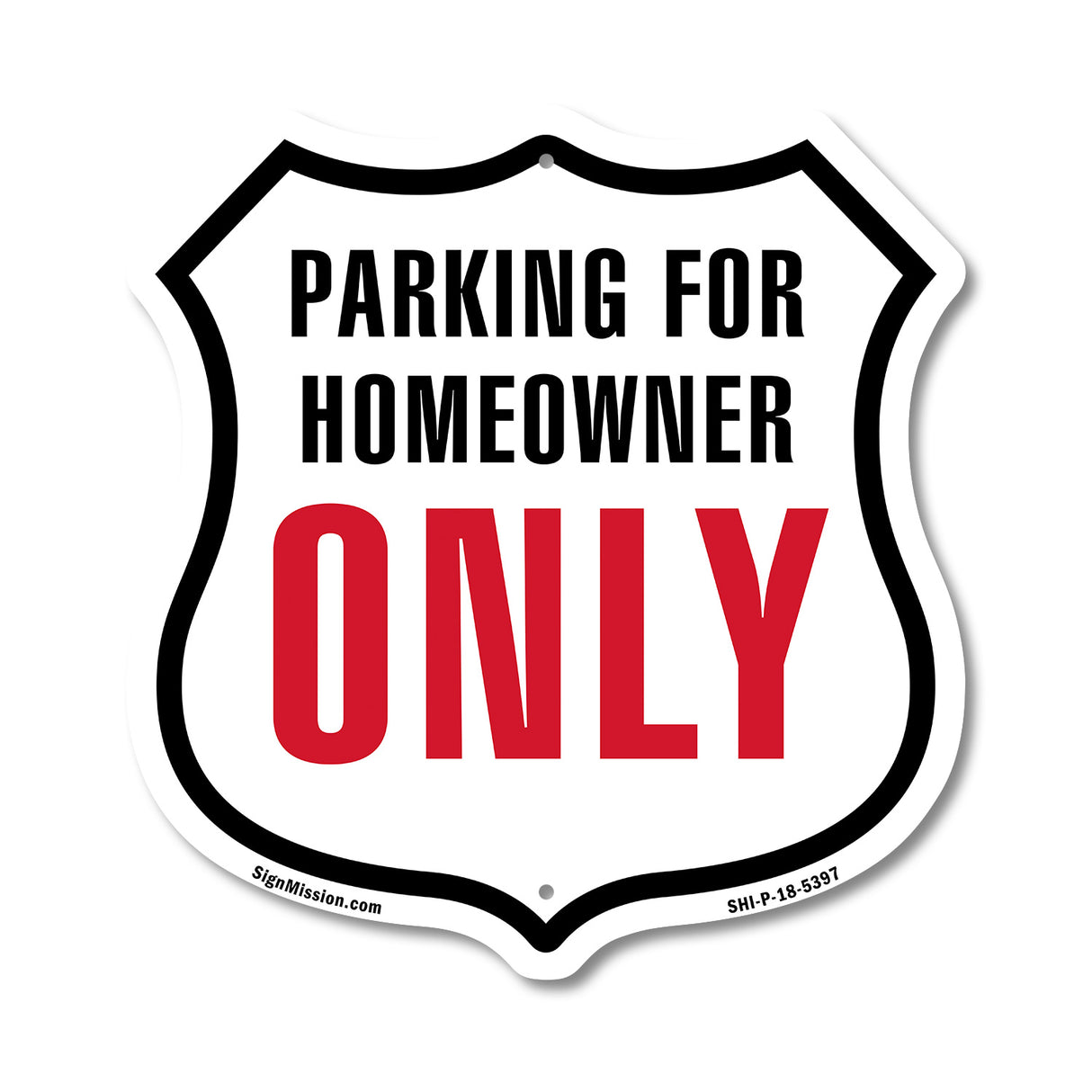 Parking For Homeowner Only