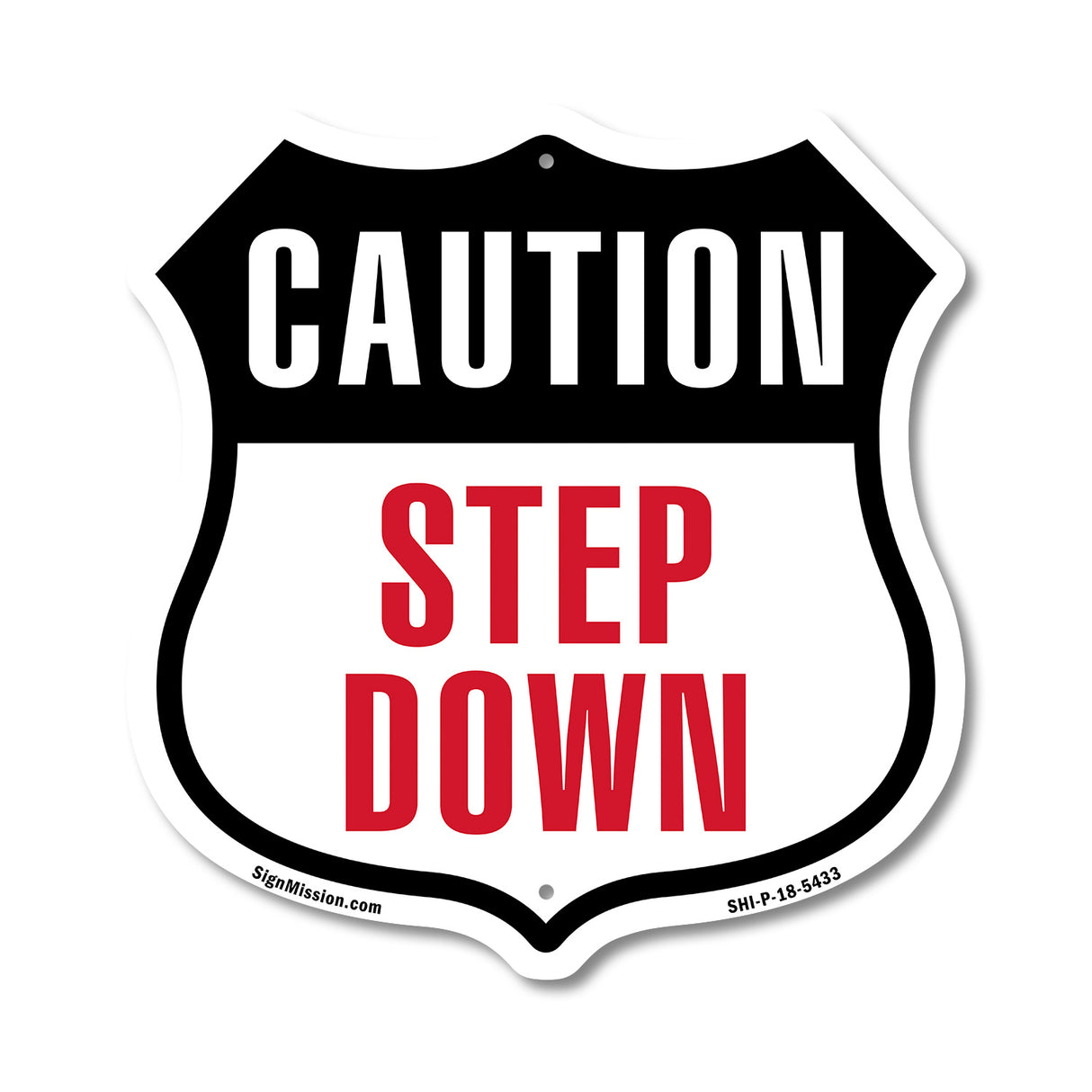 Caution Step Down