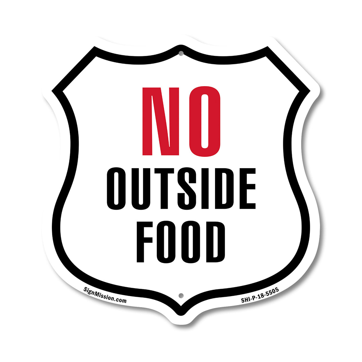 No Outside Food
