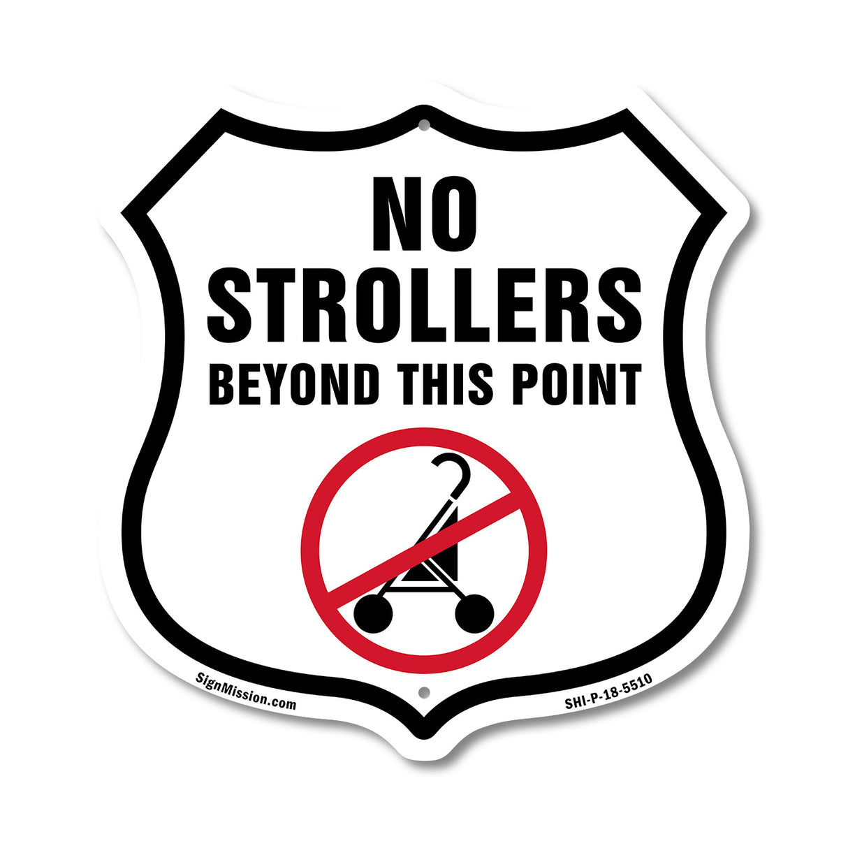 No Strollers Beyond This Point