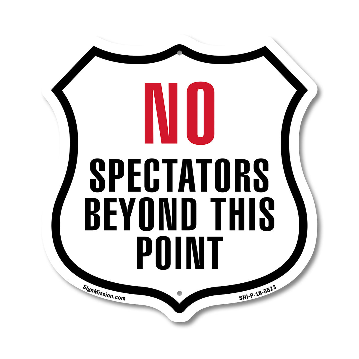 No Spectators Beyond This Point