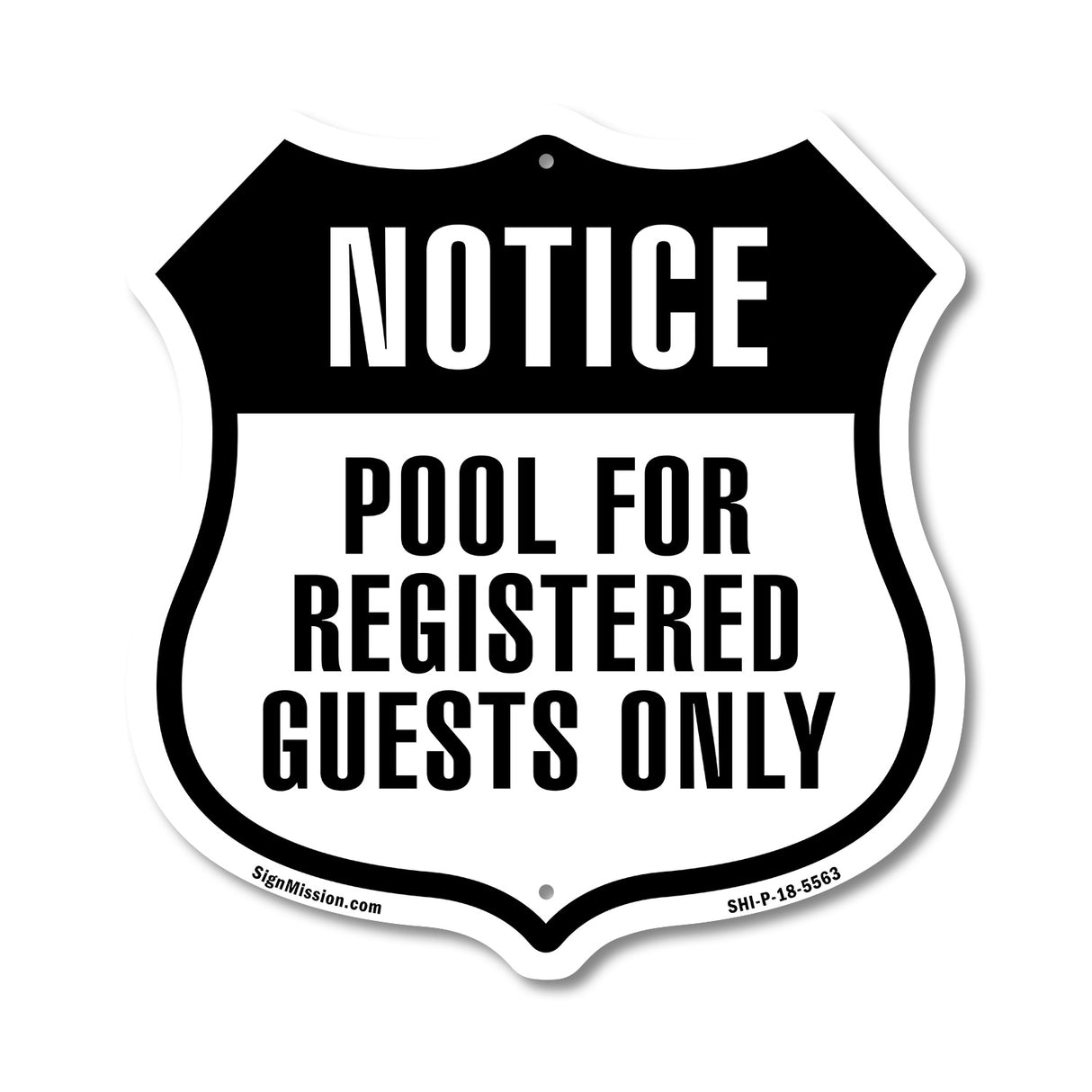 Notice Pool For Registered Guests Only