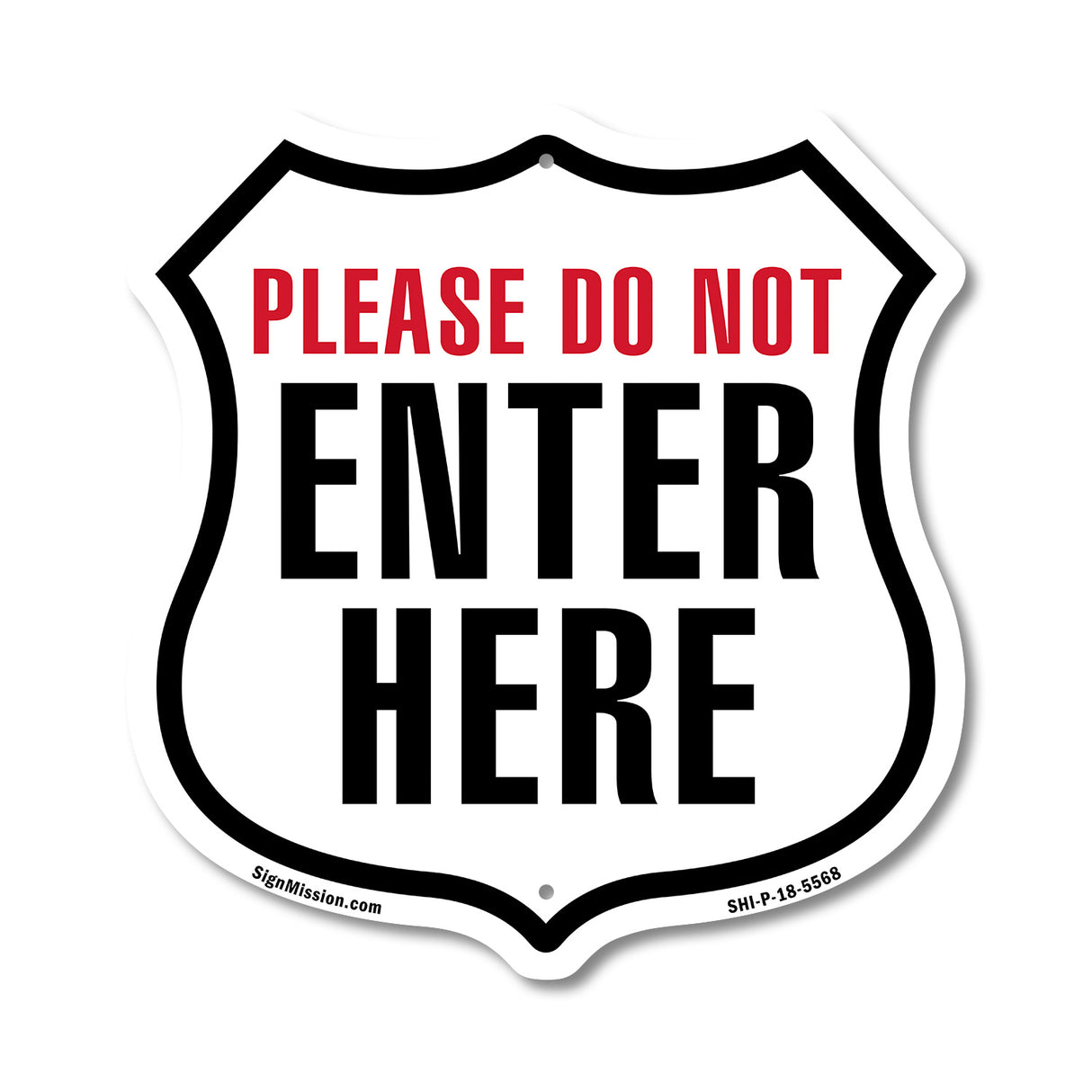 Please Do Not Enter Here