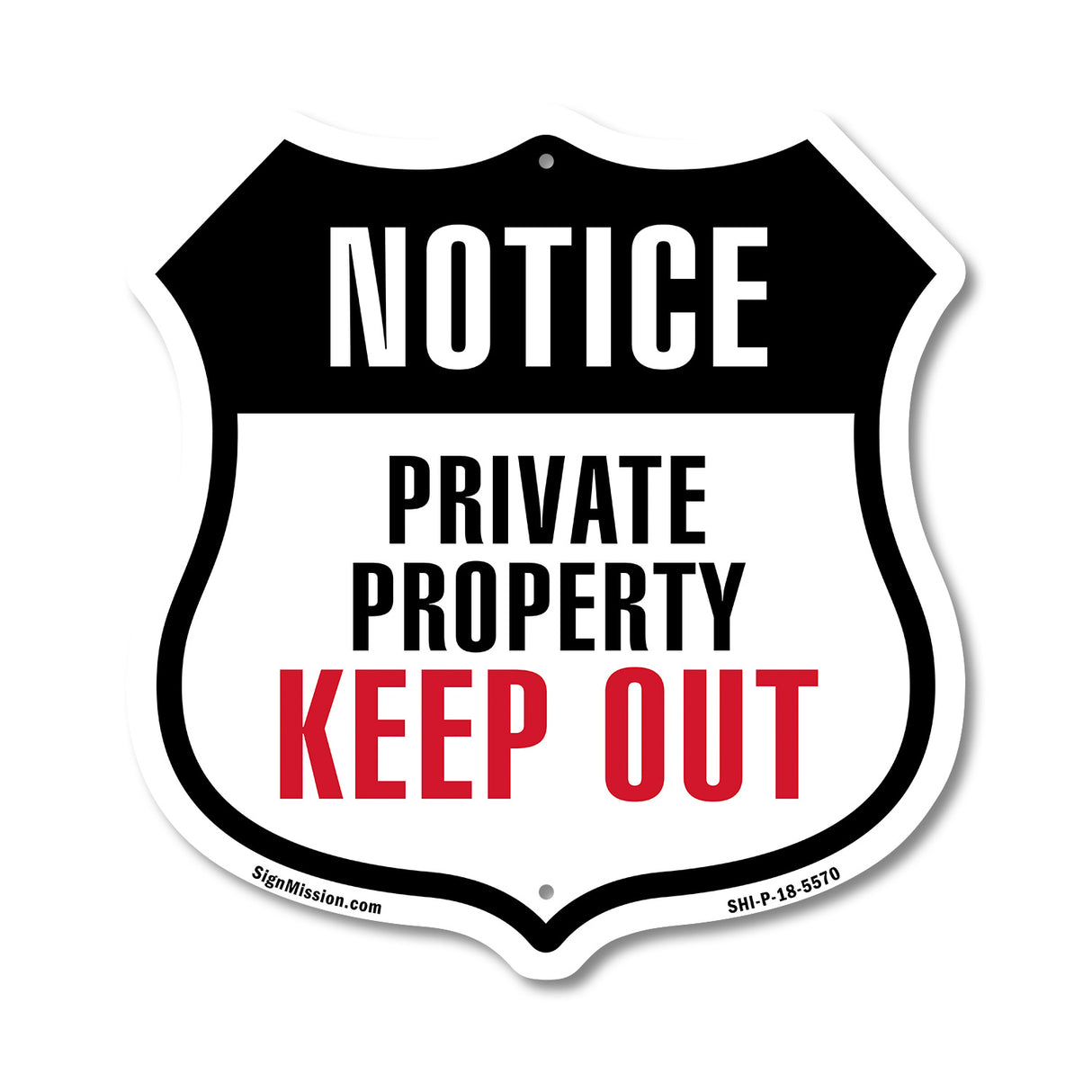Notice Private Property Keep Out