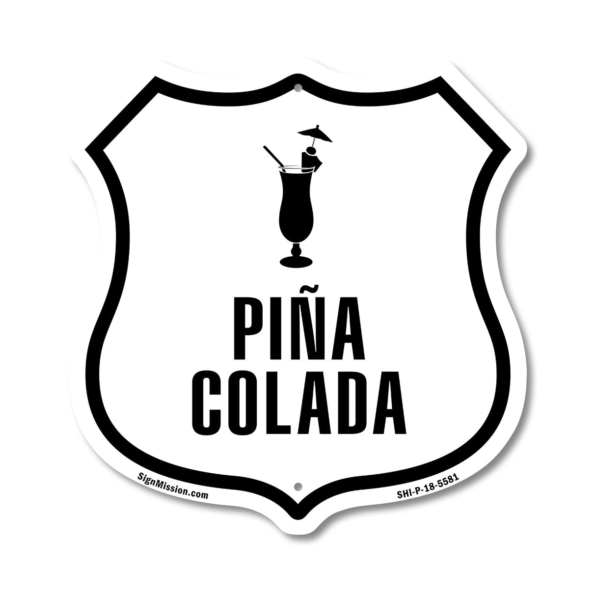 Pina Colada (Possible list of other cocktail signs?)