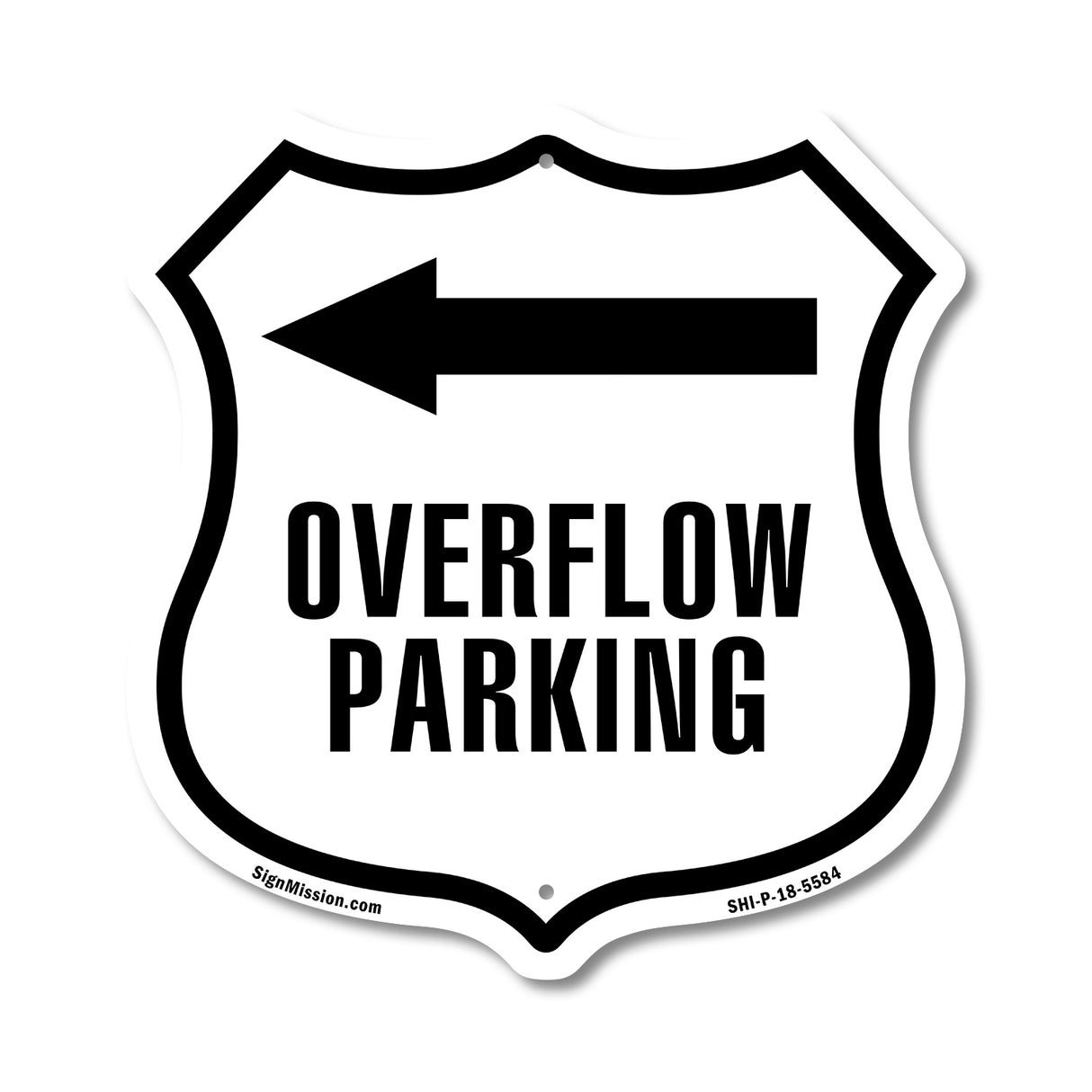 Overflow Parking Left