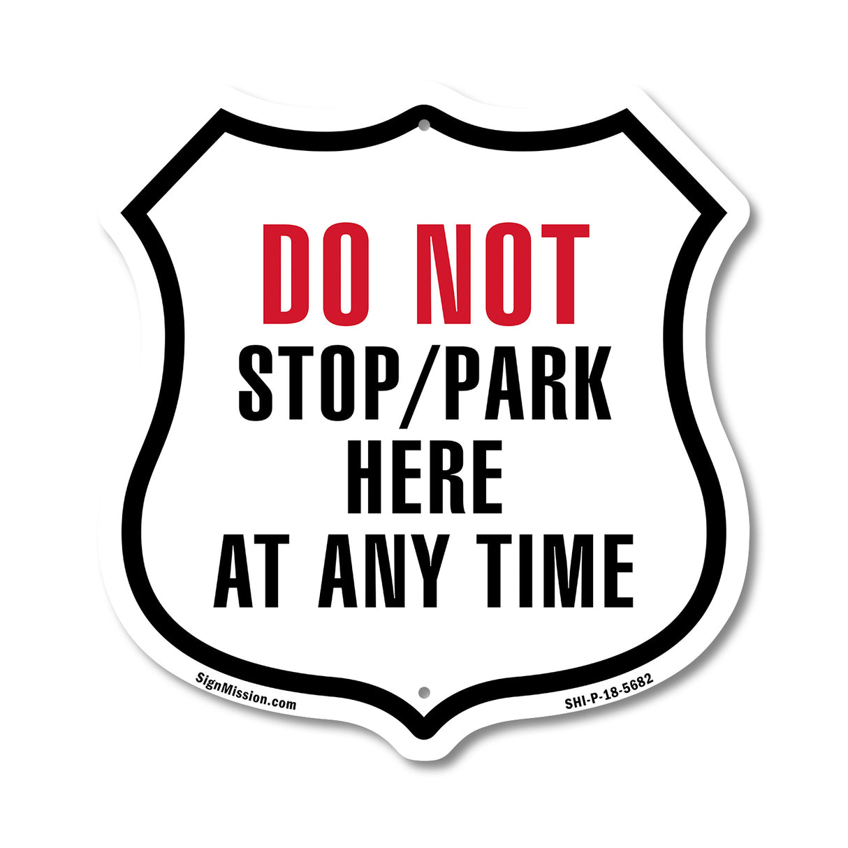Do Not Stop Park Here At Any time
