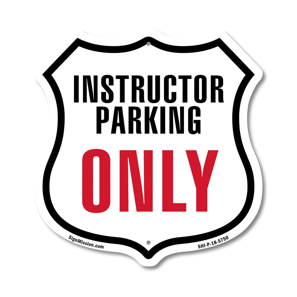 Instructor Parking Only