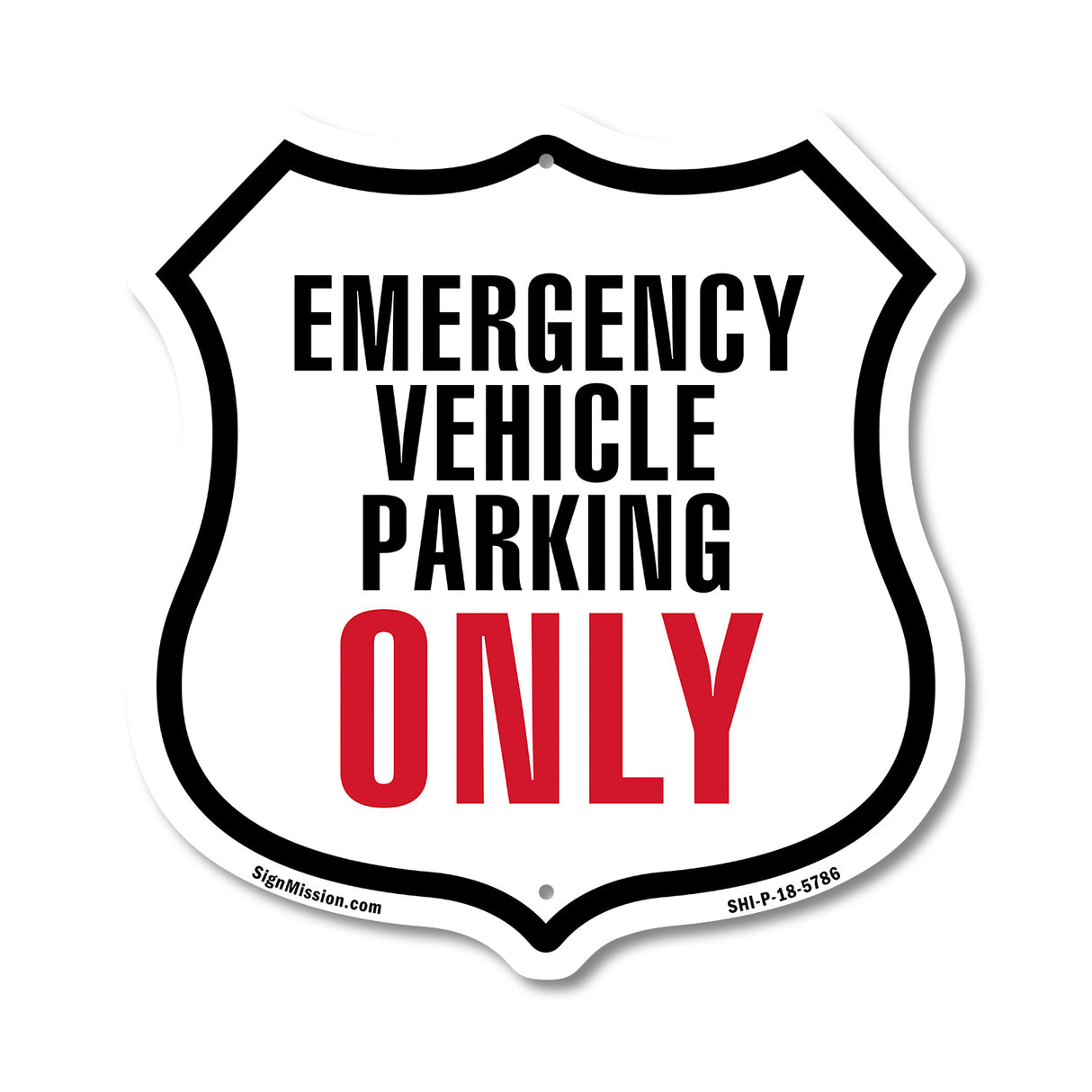 Emergency Vehicle Parking Only