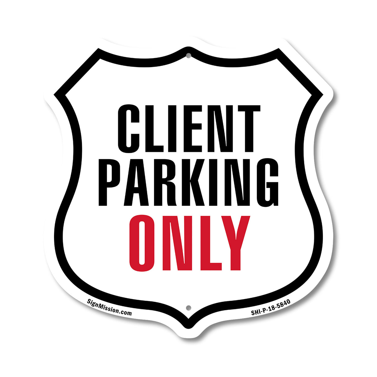 Client Parking Only