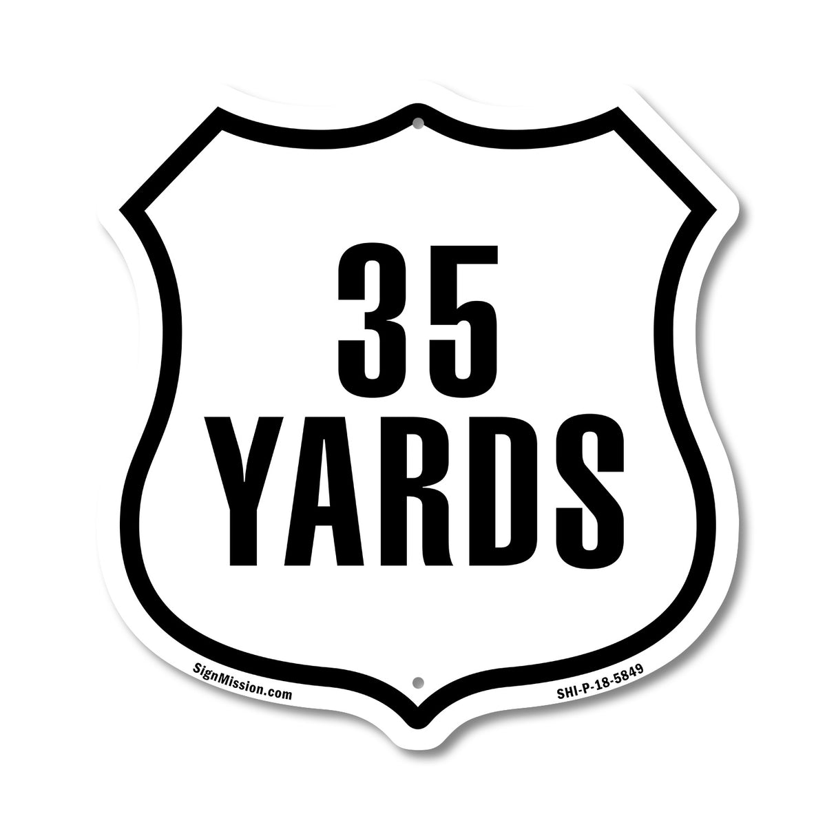 35 Yards Golf Course Running Race 5k Marathon Distance Marker