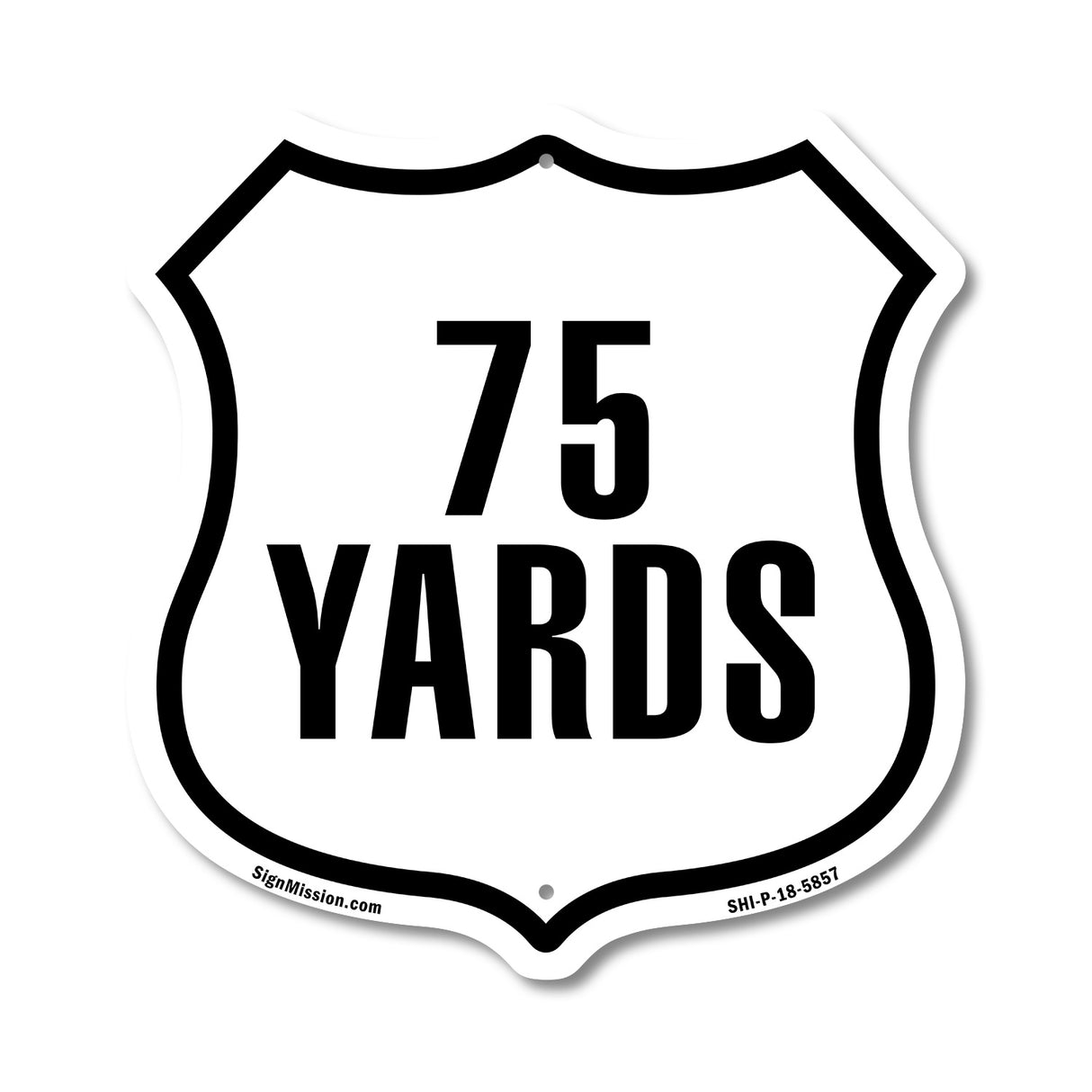 75 Yards Golf Course Running Race 5k Marathon Distance Marker
