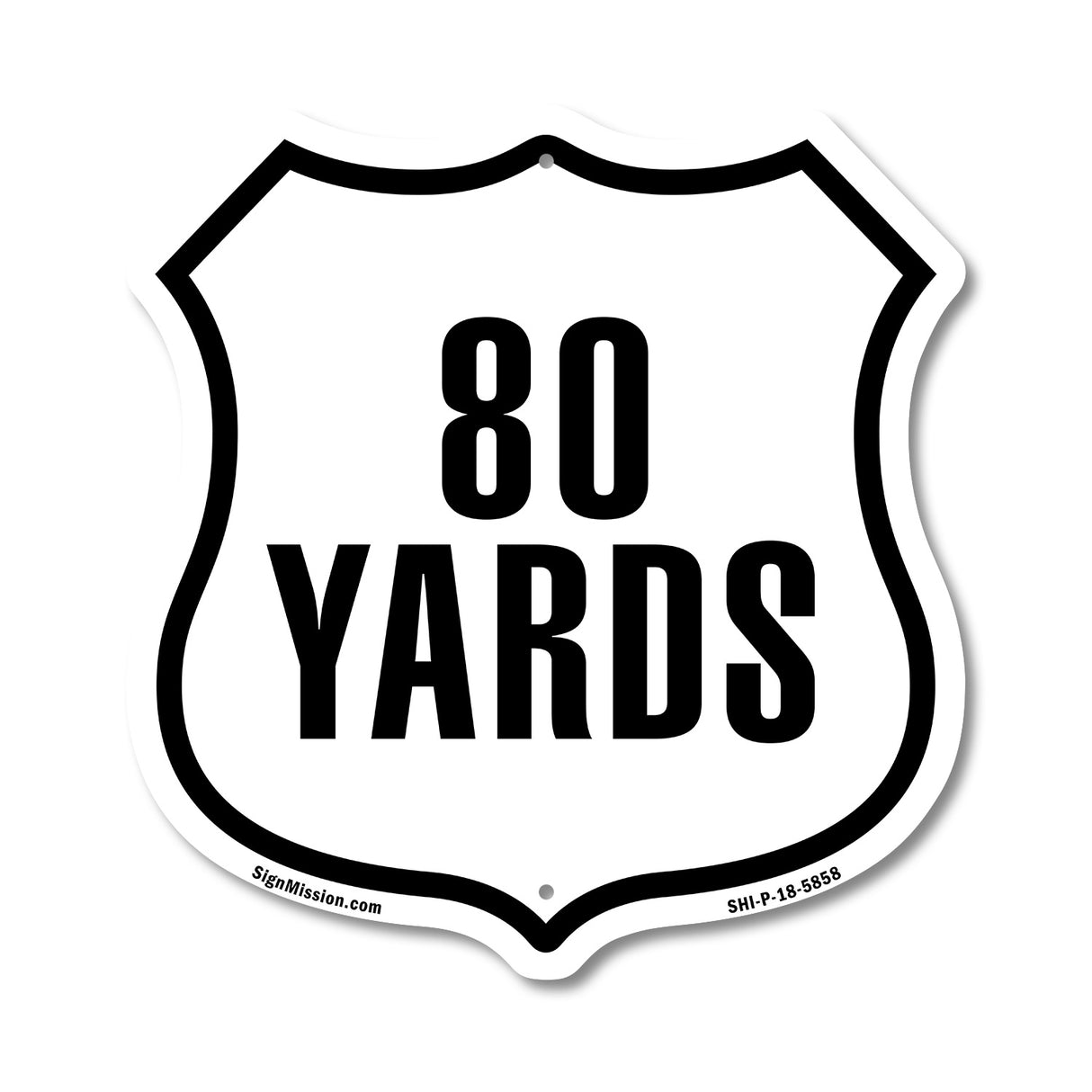 80 Yards Golf Course Running Race 5k Marathon Distance Marker