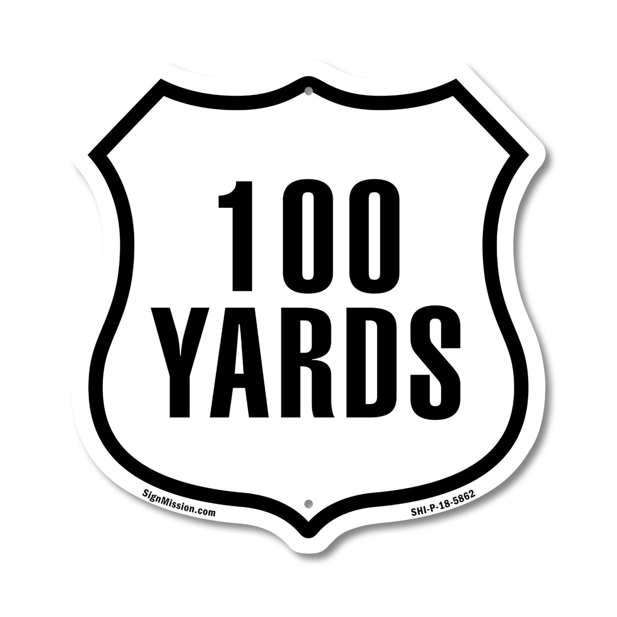 100 Yards Golf Course Running Race 5k Marathon Distance Marker