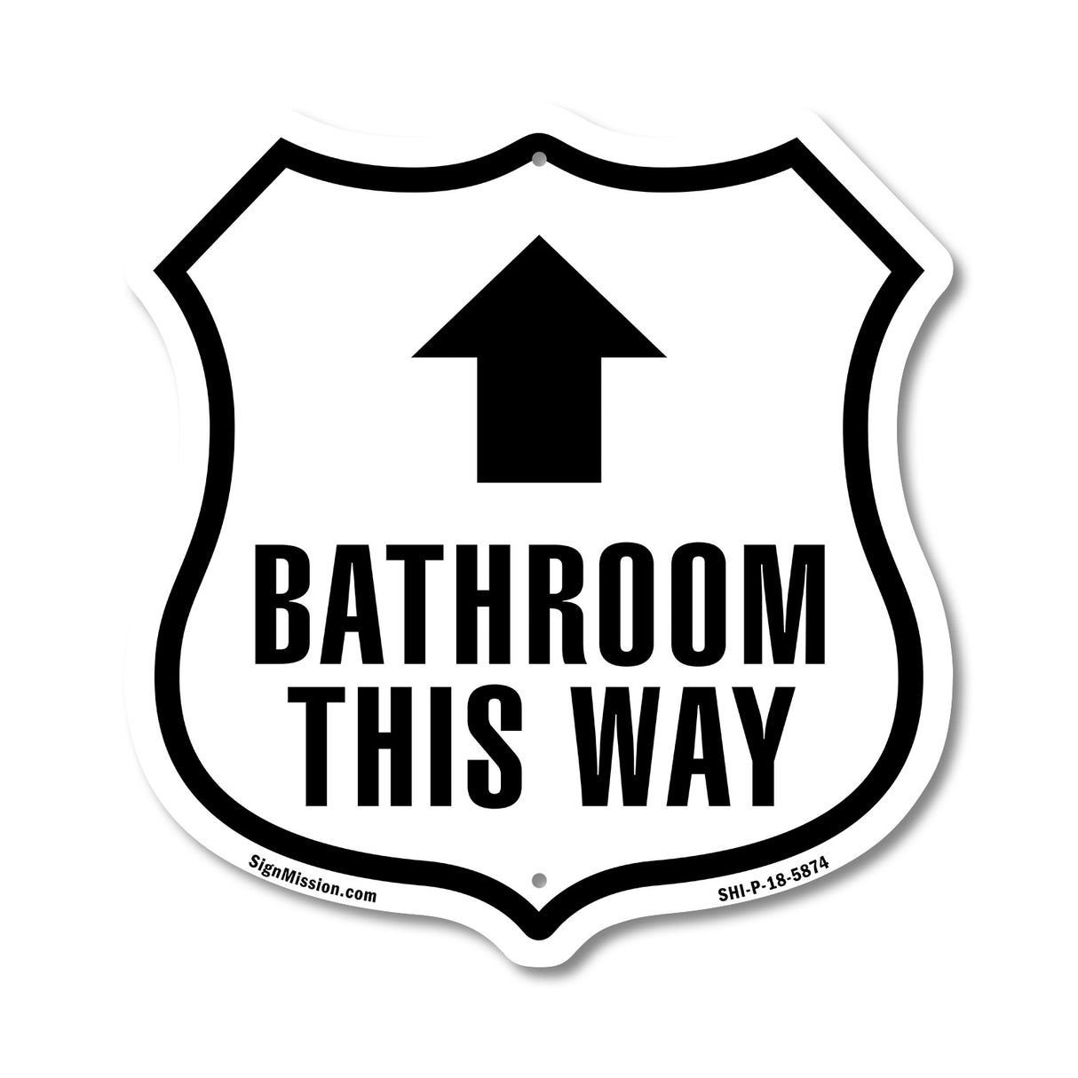 Bathroom This Way Up