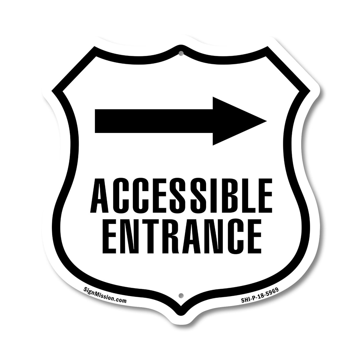 Accessible Entrance Handicap Right