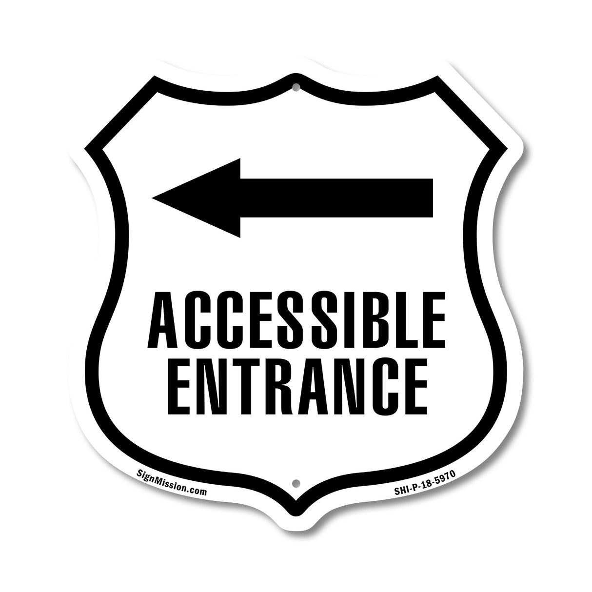 Accessible Entrance Handicap Left