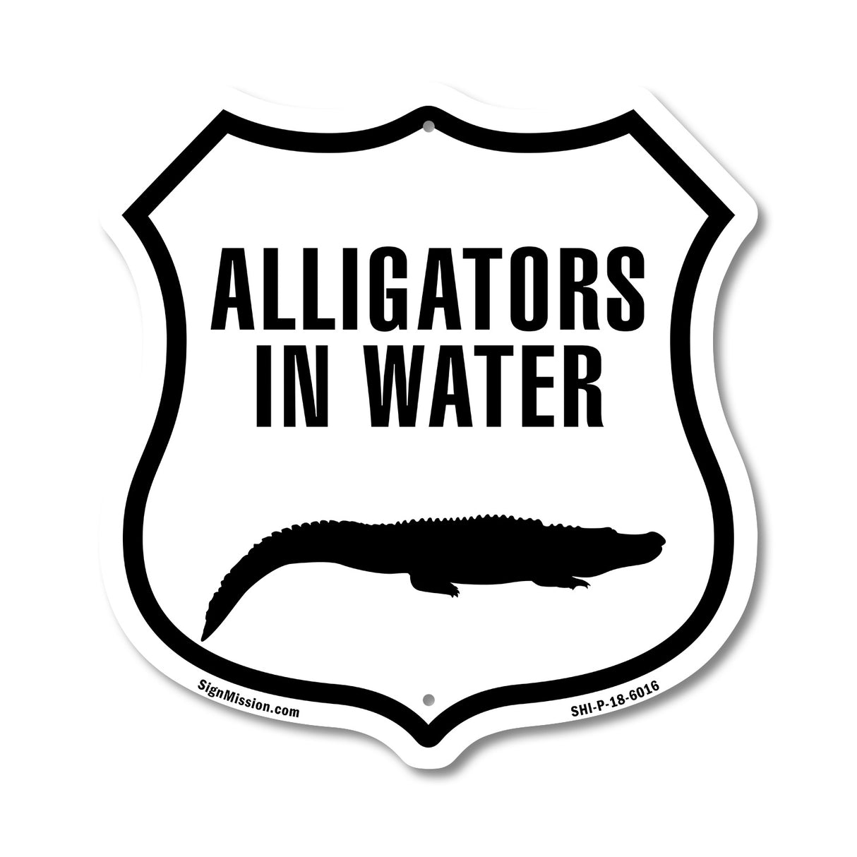 Alligators in water