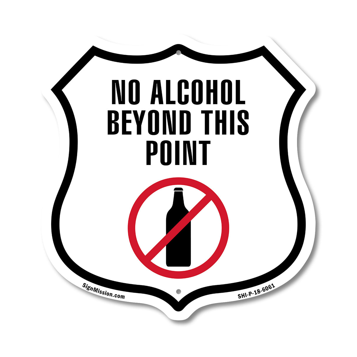 No Alcohol Beyond This Point