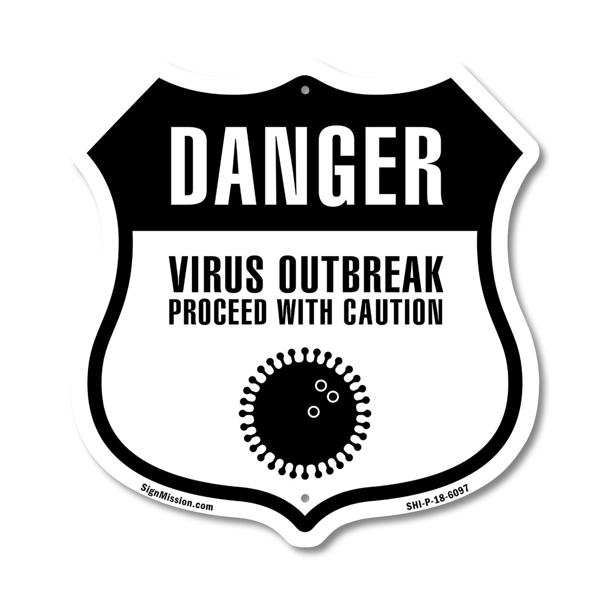 Danger Virus Outbreak Proceed With Caution