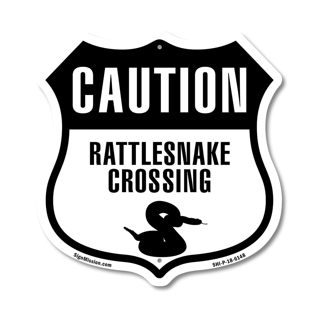 Caution Rattlesnake Crossing