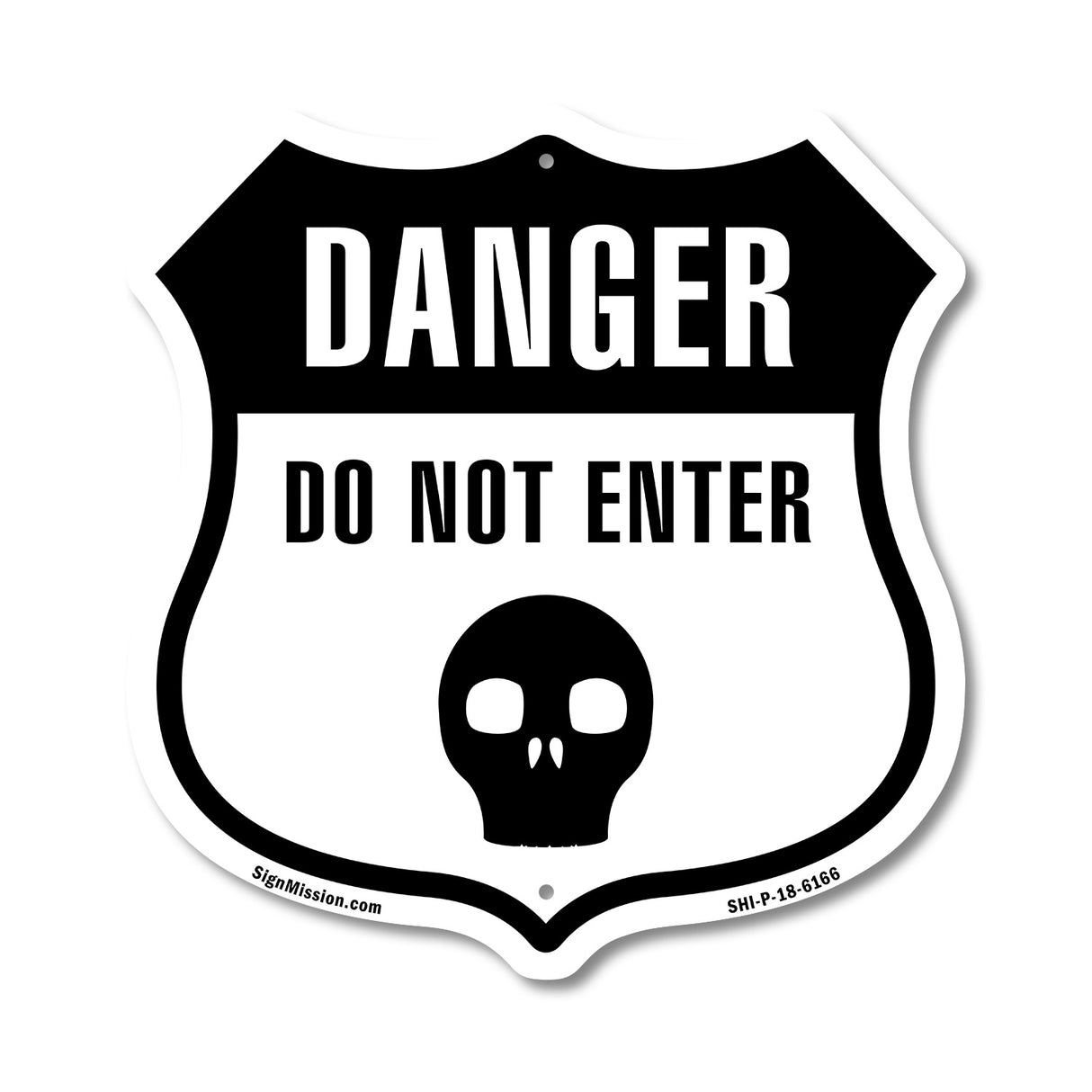Danger Skull Symbol Do Not Enter
