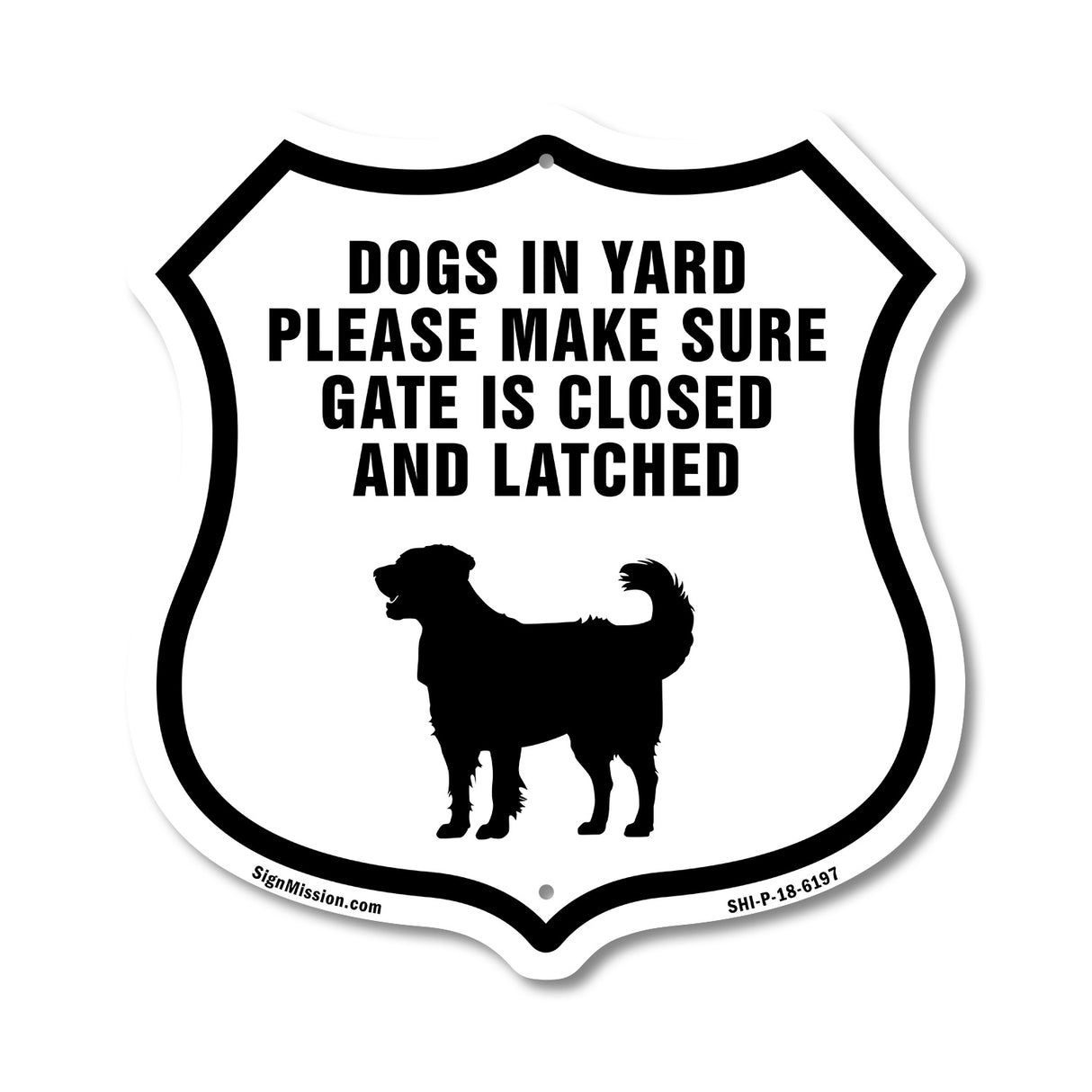Dogs In Yard Please Make Sure Gate Is Closed And Latched