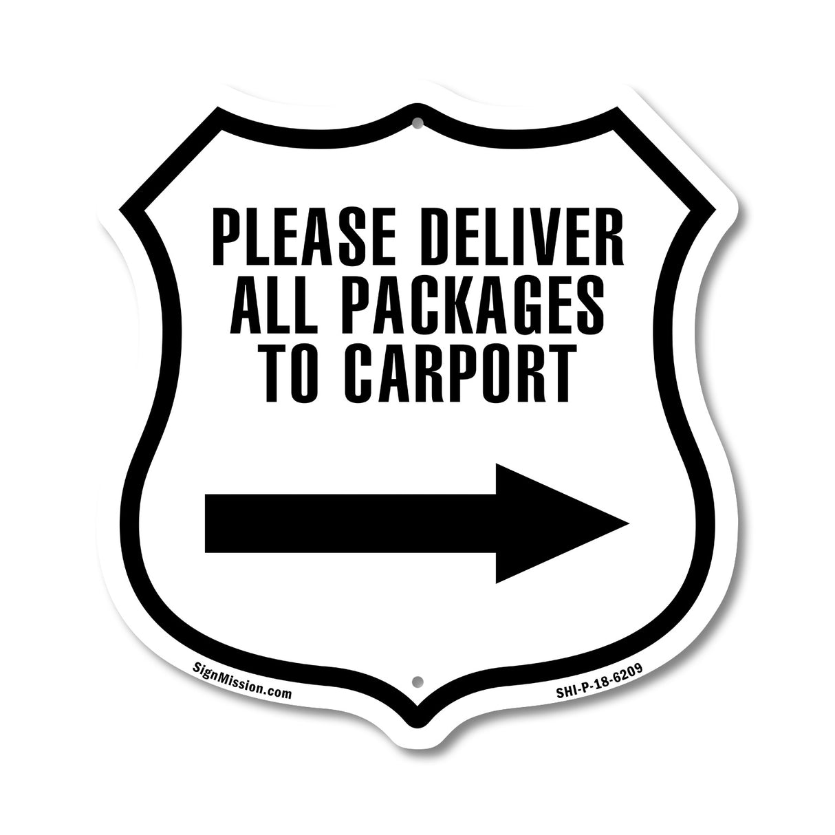 Please Deliver All Packages To Carport Right