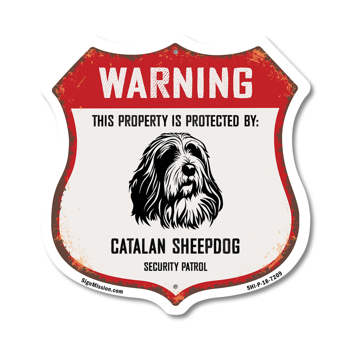 Warning This Property is Protected by Catalan Sheepdog