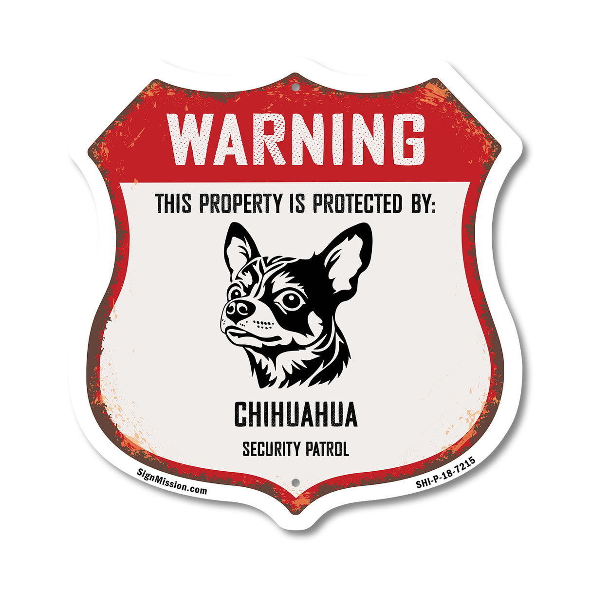 Warning This Property is Protected by Chihuahua