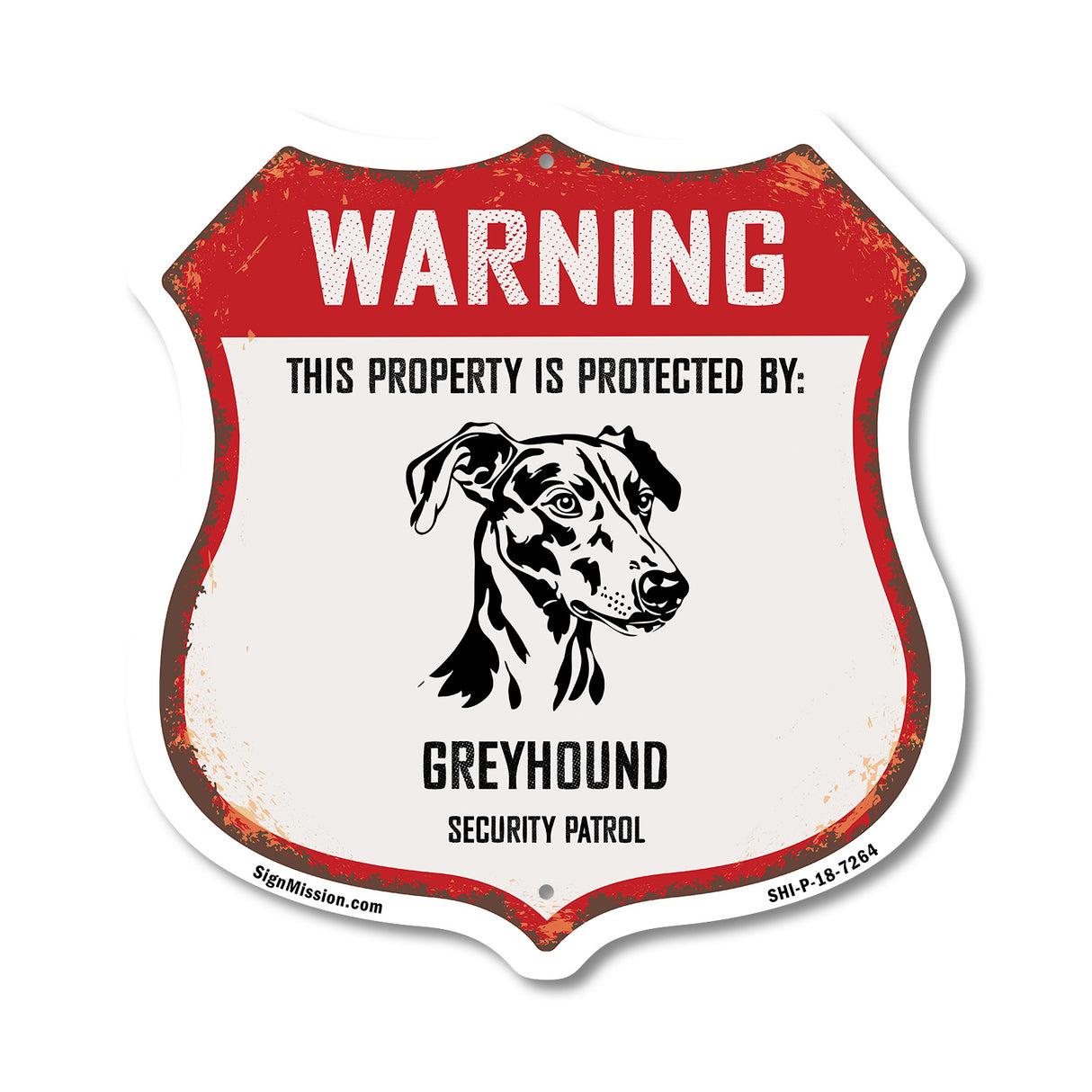 Warning This Property is Protected by Greyhound