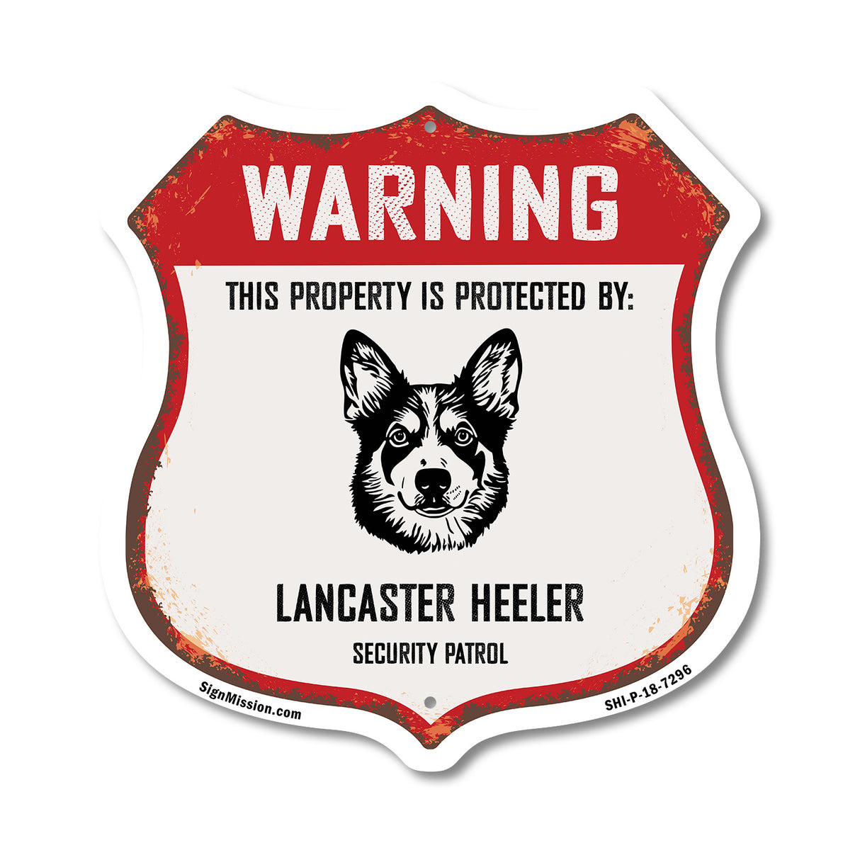 Warning This Property is Protected by Lancaster Heeler