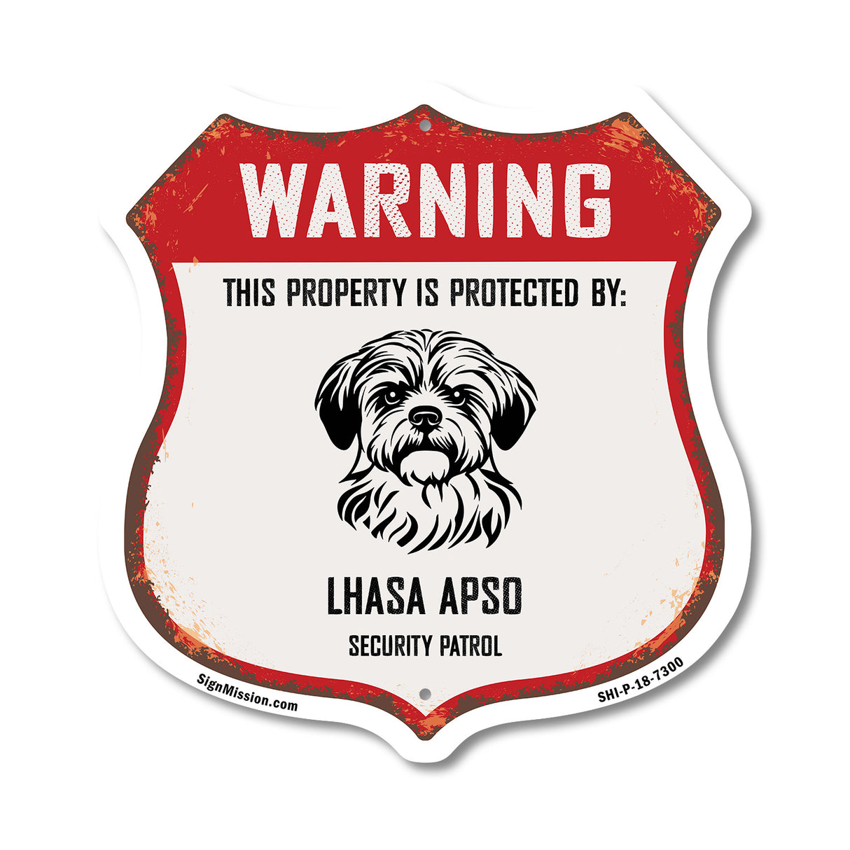 Warning This Property is Protected by Lhasa Apso