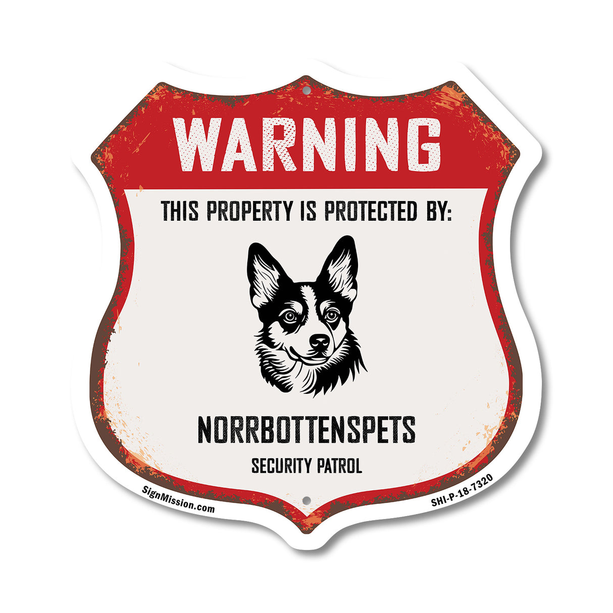 Warning This Property is Protected by Norrbottenspets