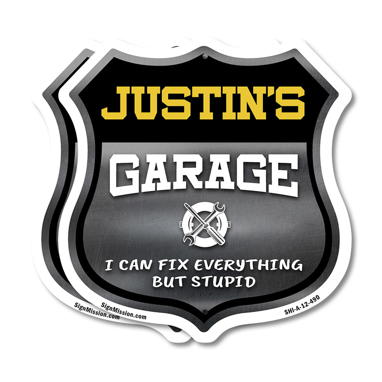 Justin's Garage I Can Fix Everything But Stupid