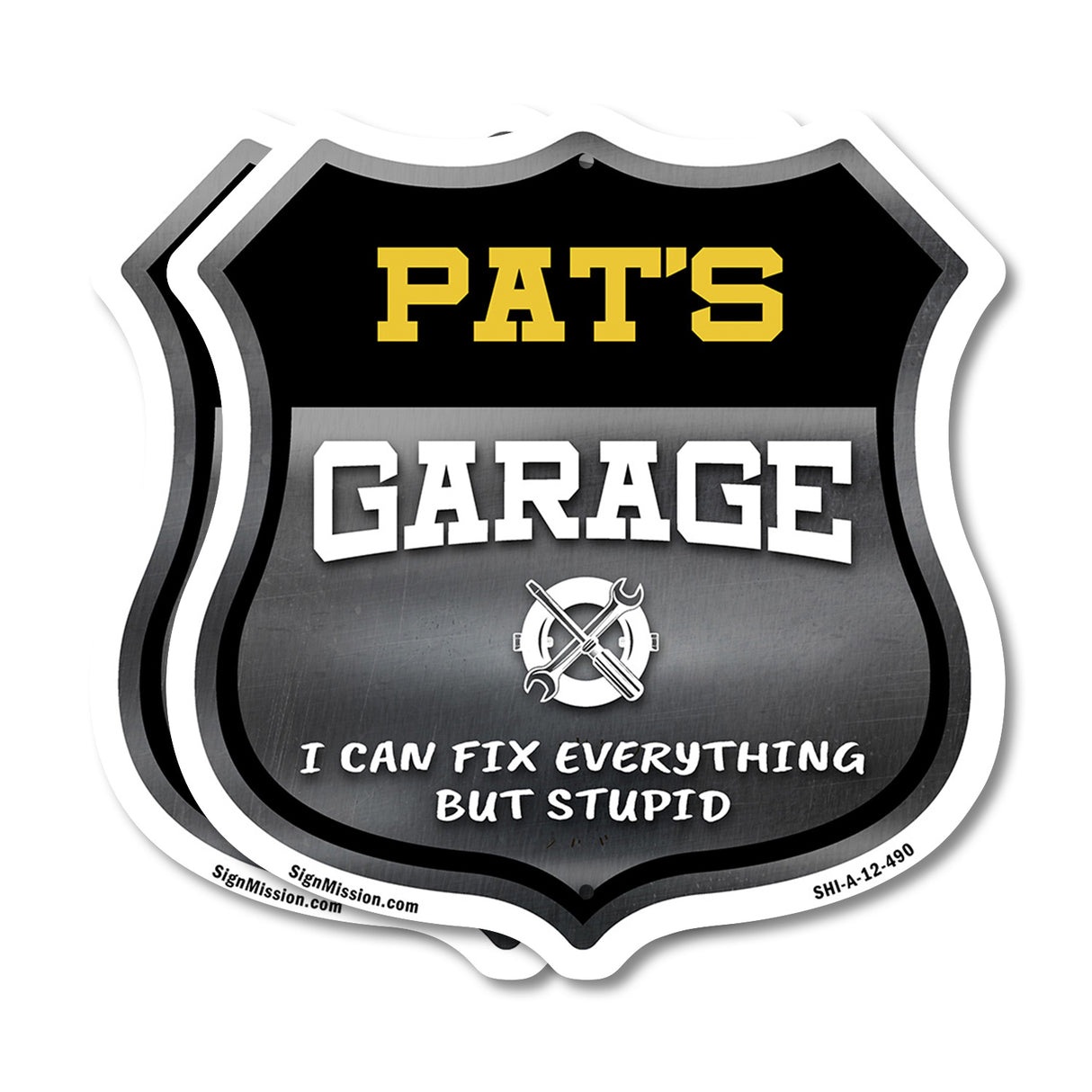 Pat's Garage I Can Fix Everything But Stupid