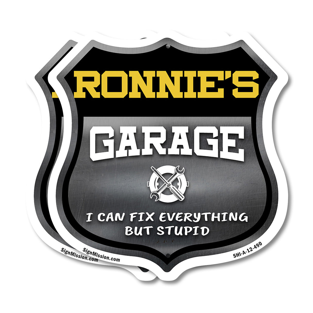 Ronnie's Garage I Can Fix Everything But Stupid
