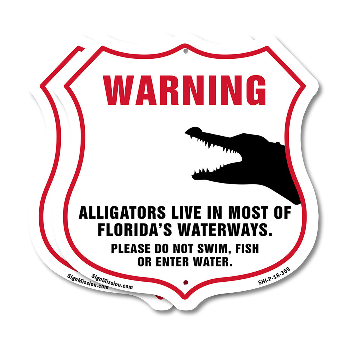 Alligator Warning Warning Alligators Live In Most Of Florida's Waterways. Please Do Not Swim Fish Or Enter Water