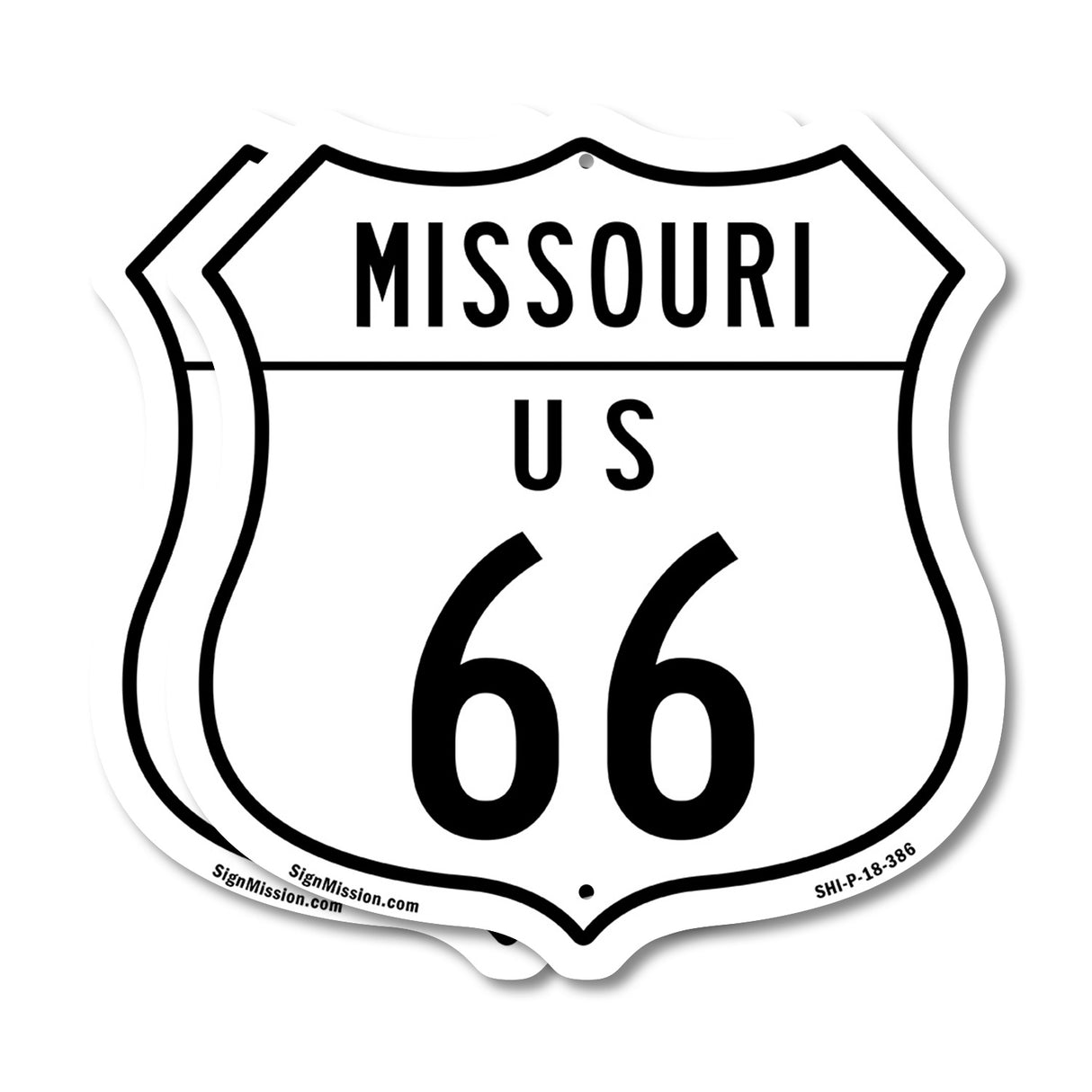 Missouri Route Marker Shield Sign Us 66